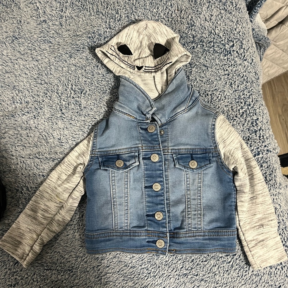 Jean jacket hoodie